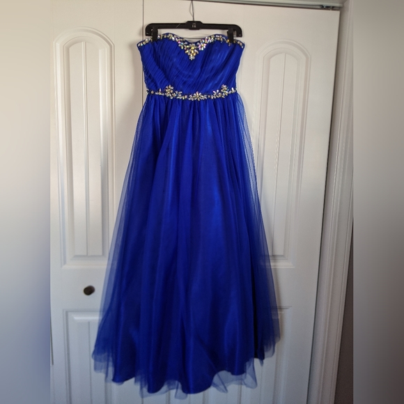 Deb Dresses Royal Blue Formal Dress Poshmark